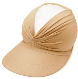 Sun Visor Ponytail Hat