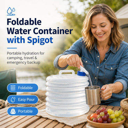 🔥Foldable Water Container with Spigot