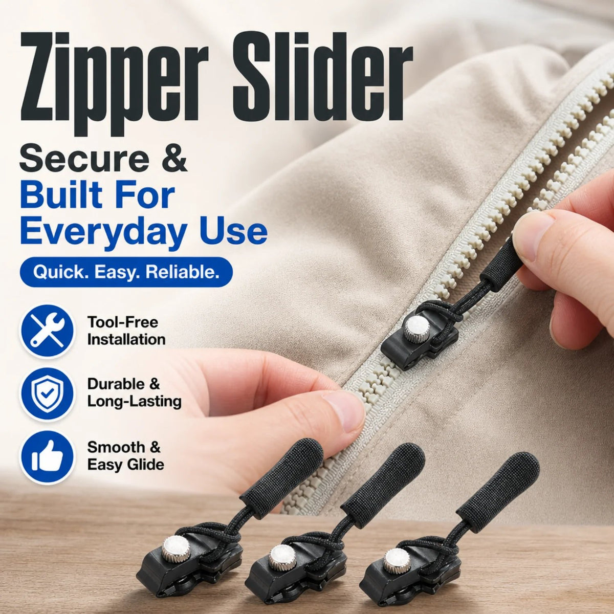 🔧 Universal Zipper Repair Tool | Instant Fix for Broken Zippers