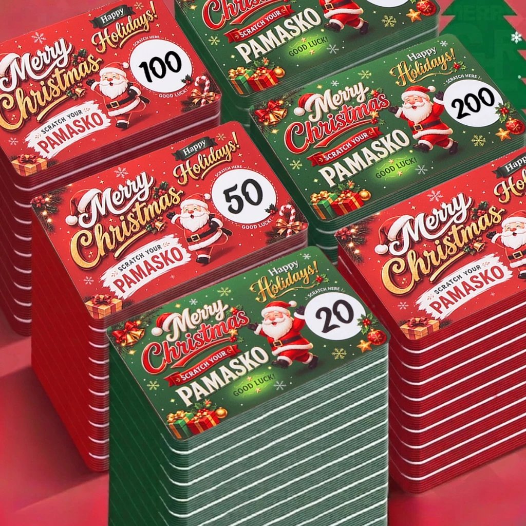 🎅 Christmas Scratch-Off Surprise Cards | Holiday Party Game