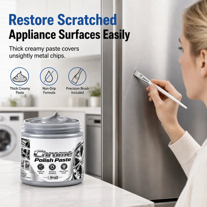 Restore Appliance Scratches Instantly! Silver & Black Repair Paste