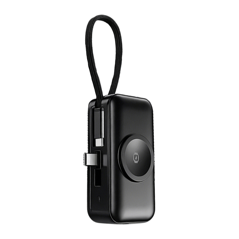 🔋 Orico 3-in-1 Power Bank – Integrated Cable & Foldable Wall Plug – Wireless Watch Charger for iPhone & Android ✈️