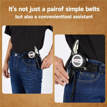 HAILTH Tactical Metal Hook Elastic Belt (2 PCS)