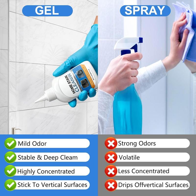Say Goodbye to Stubborn Mold! Miracle Mold Remover Gel + Scrub Brush