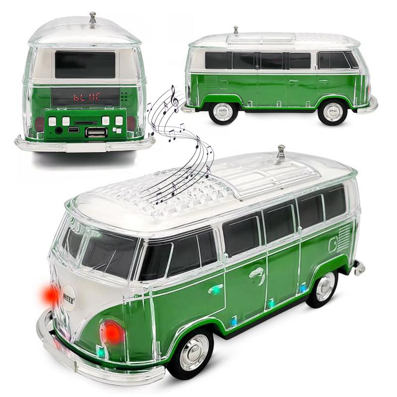 🚌WS-267BT Rechargeable Portable Bluetooth Speaker (Bus/Campervan Shape, ABS Build, 50Hz-20kHz)