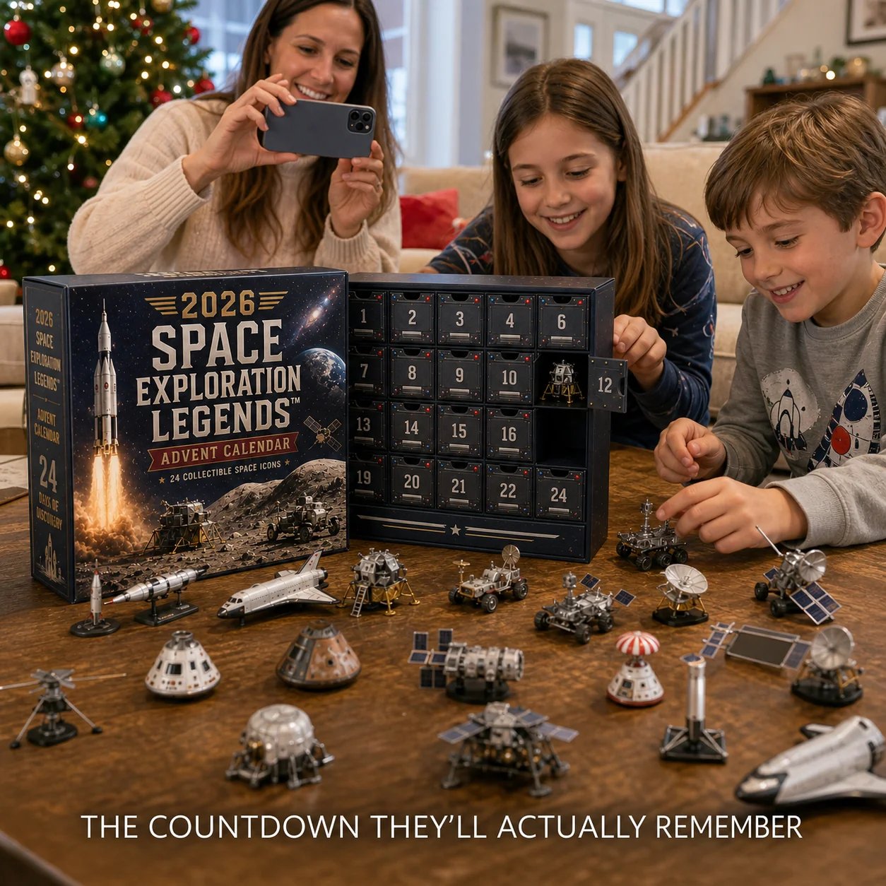 2026 Space Exploration Legends Advent Calendar – 24 Days of Space Missions, 24 Collectible Surprises