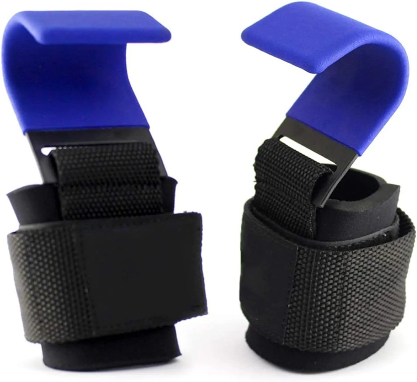 Weight Lifting Hooks with Wrist Wraps – Heavy Duty Grip Support for Deadlifts, Pull-Ups & Strength Training