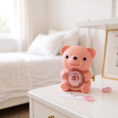 💖Bear Rose Eternal Flower Gift Box