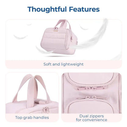 🔥ONLY $19.98🔥4-in-1 Puffy Multi-Functional Toiletry Bag for Women – Large Capacity Travel Organizer