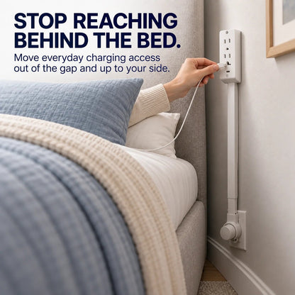 🔌 Rotating Wall Outlet Extender – Bring Hidden Outlets Within Easy Reach