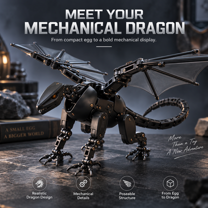 🔥DragonMorph – Egg to Dragon Transforming Mechanical Toy