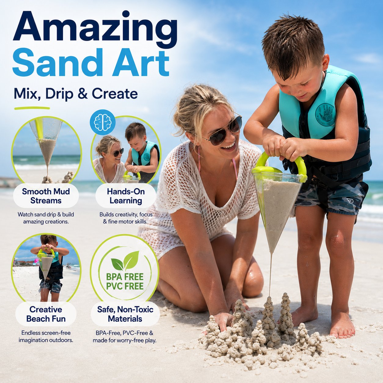 🌿 BPA-Free & PVC-Free Sand Art Fun for Kids