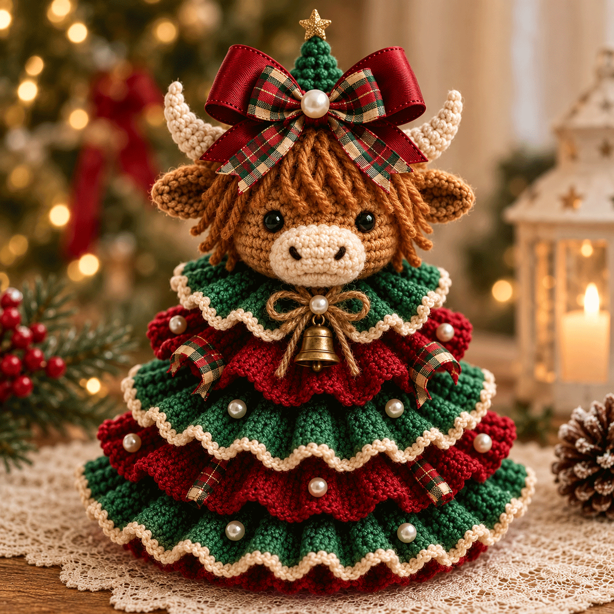 🔥LAST DAY 49% OFF - 🎄Crochet Animal Christmas Tree DIY Kit – Stitch a Little Christmas Magic