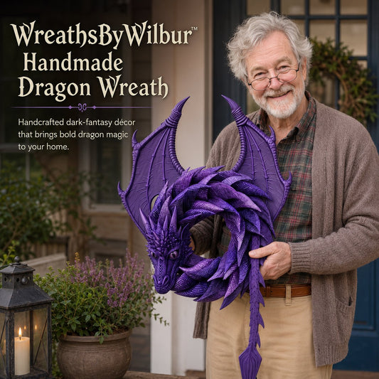 Wreaths By Wilbur Handmade Dragon Wreath