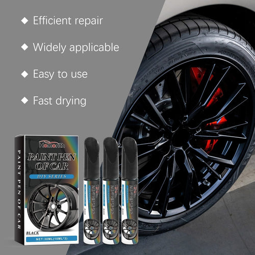 🚗Black Wheel Scratch Repair Pen – Fix Scuffs, Scratches & Paint Chips on Car Rims