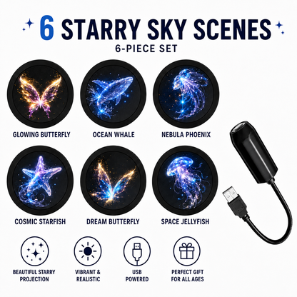 ✨Plug-&-Play HD Christmas Projector – 6 or 10 Festive Scenes