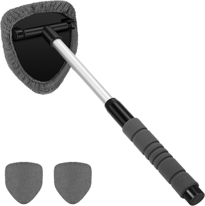 ⏰Final 3 Hours  : Only $6.6 Each!-Microfiber Car Windshield Cleaning Tool with Extendable Handle