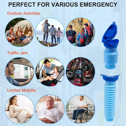 Spill Proof Travel Emergency Urinal Bottle
