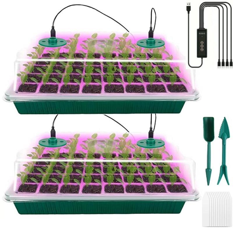 🔥50% discount while stocks last!🎉Seed starter trays with grow light