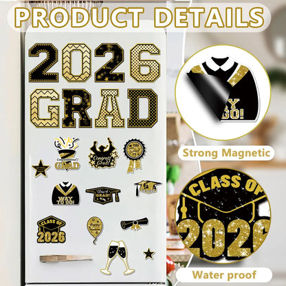 🔥20 Pcs Graduation Magnets 2026 Cruise Door Car Magnets