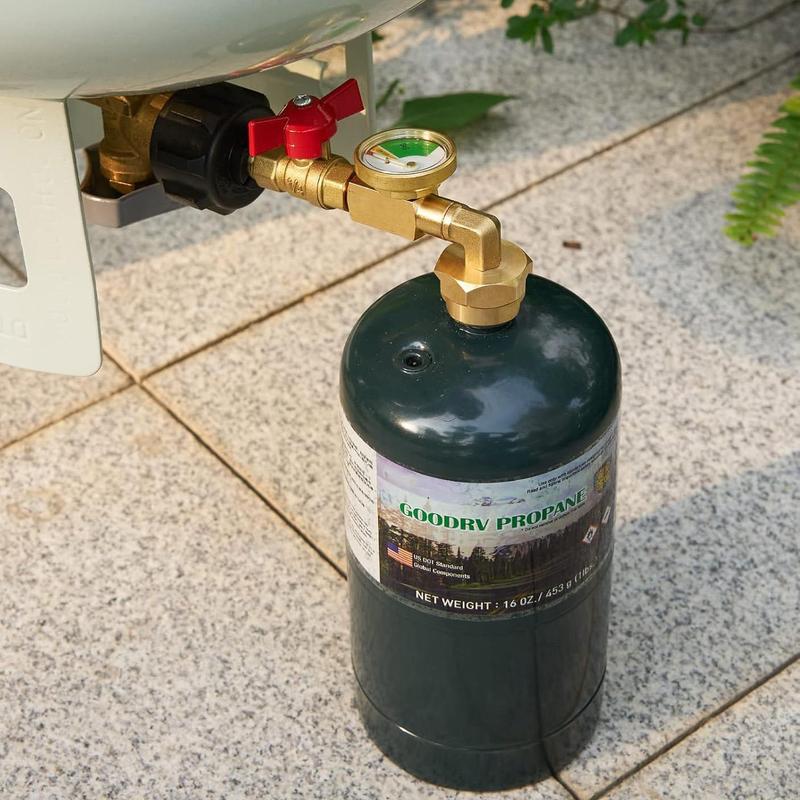 ✨ Top-Rated Propane Refill Elbow Adapter with Tank Gauge