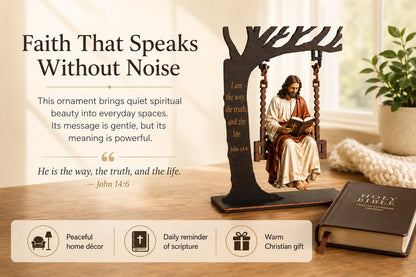 ✝️ Christian Jesus Swing Table Decor🎁