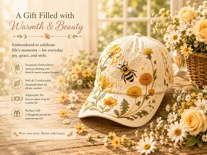 🔥HOT SALE 49% OFF 🌸🌿 Garden Morning Cap (✨2026 Limited Edition)