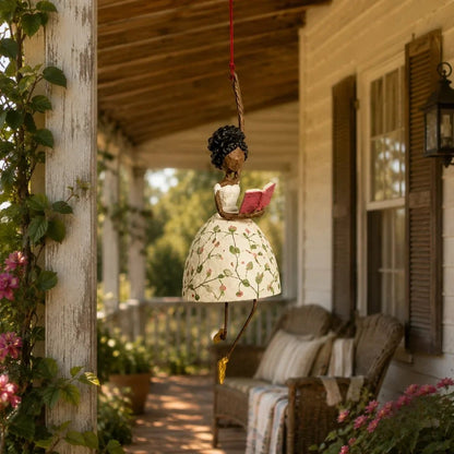 💃🌸 Let Your Space Dance — Whimsical Dancing Lady Hanging Ornament (📦Buy 2 Free Shipping)