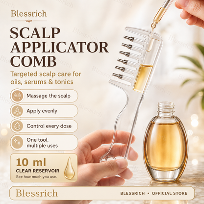 🎁💥Last Day Special! — Limited-Time 50% Off!! ⏰💕🌟 Scalp Serum Application Comb
