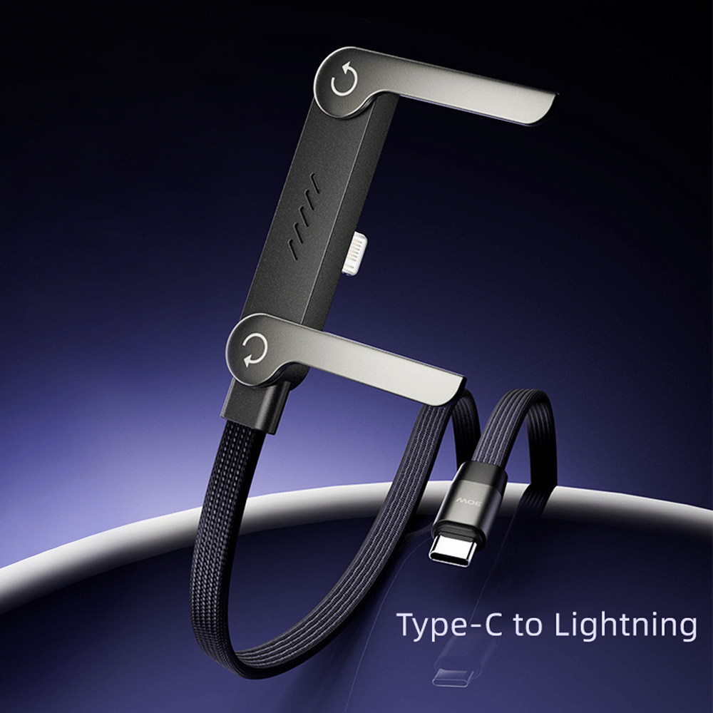 ⚡ 2-in-1 Invisible Charger Cable with Stand – 240W Super Fast Charging & Secure Phone Holder 📱🚀