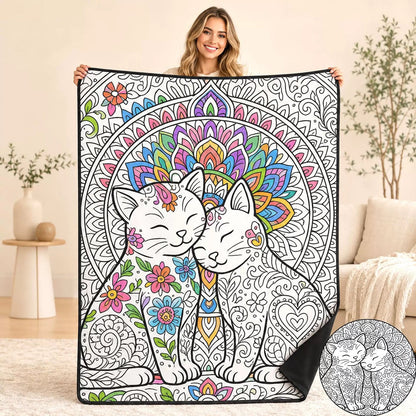 Coloring Blanket🖍️ Color It. Wash It. Repeat It! 🔄✨