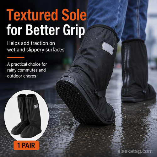 🌧️ Reusable Waterproof Boot Covers for Rain, Mud & Snow🔥