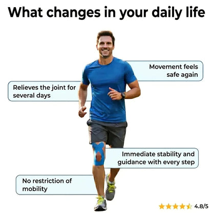 Pre-Cut Knee Support That Moves With You