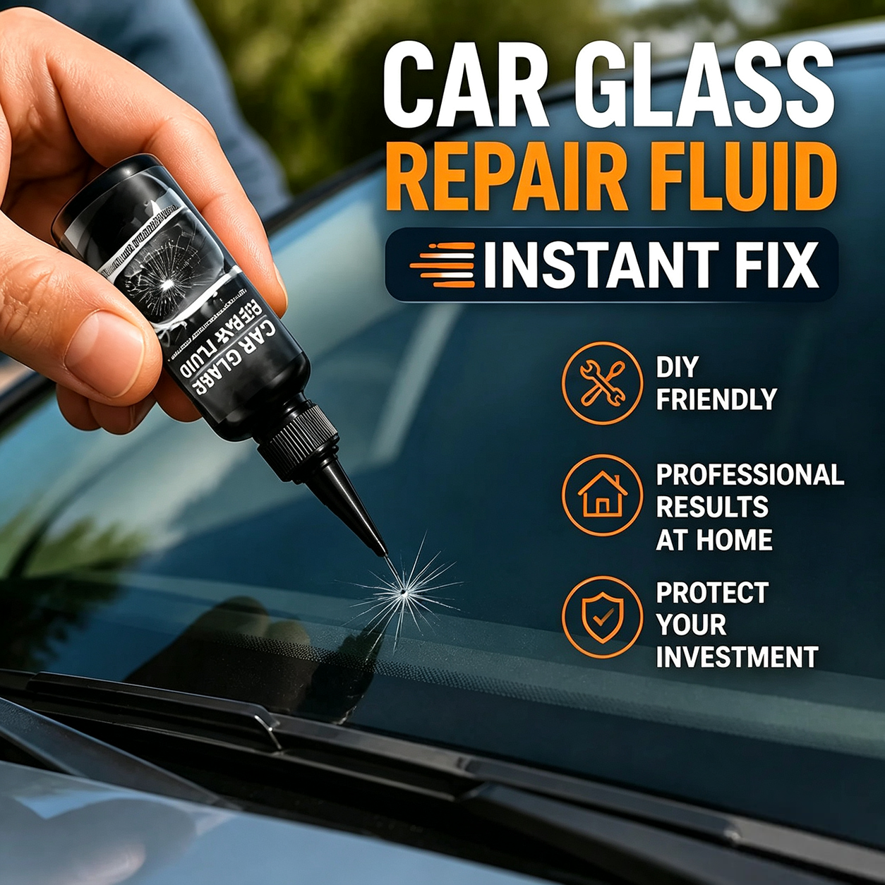 🔥Buy 1 Get 1 Free🔥Fast-Acting Windshield Crack & Chip Repair Kit