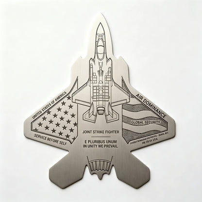 ✈️35th Anniversary Fighter Collector's Medallion - Limited Edition Metal Art🔥