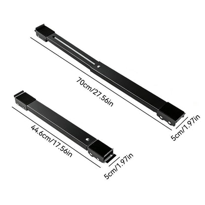 🔥2-Pack Adjustable Telescopic Heavy Duty Metal Frame Appliance Moving Dolly