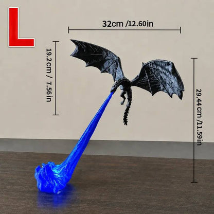 🐉🔥 3D Fire‑Breathing Dragon LED Light | Glowing Fantasy Bookshelf Decor