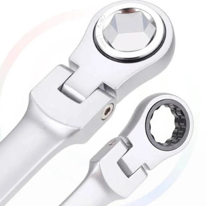 15pcs Adjustable Ratchet Wrench Kit