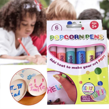 🎁🔮Magic Pen – Draw 3D with one stroke!🎄 DIY Bubble Popcorn Drawing Pens🔥