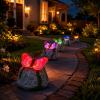 🥳SUMMER HOT SALE ✨🦋Illuminated Butterfly Stone Garden Light