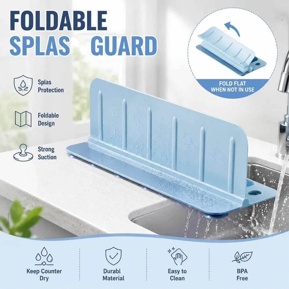 🔥Foldable Kitchen Sink Splash Guard