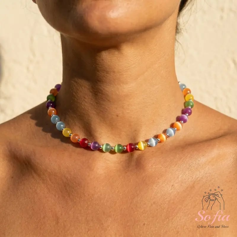 🌈 Sofia Dopamine UV Reactive Beaded Jewelry – Your New Summer Staple
