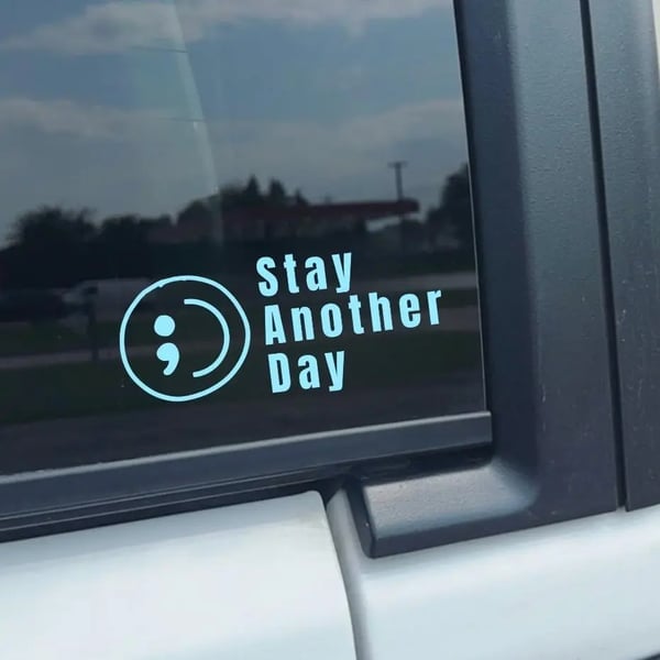 🔥LAST DAY 50% OFF - 🎗️Share Pack❤️ SAD Mental Health Awareness Car Decal (Set of 3)