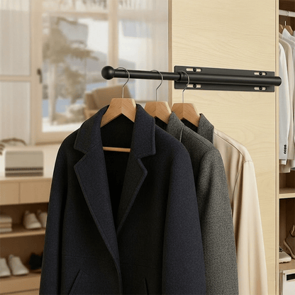 2026🗄️Valet Rod for Closet Pull Out
