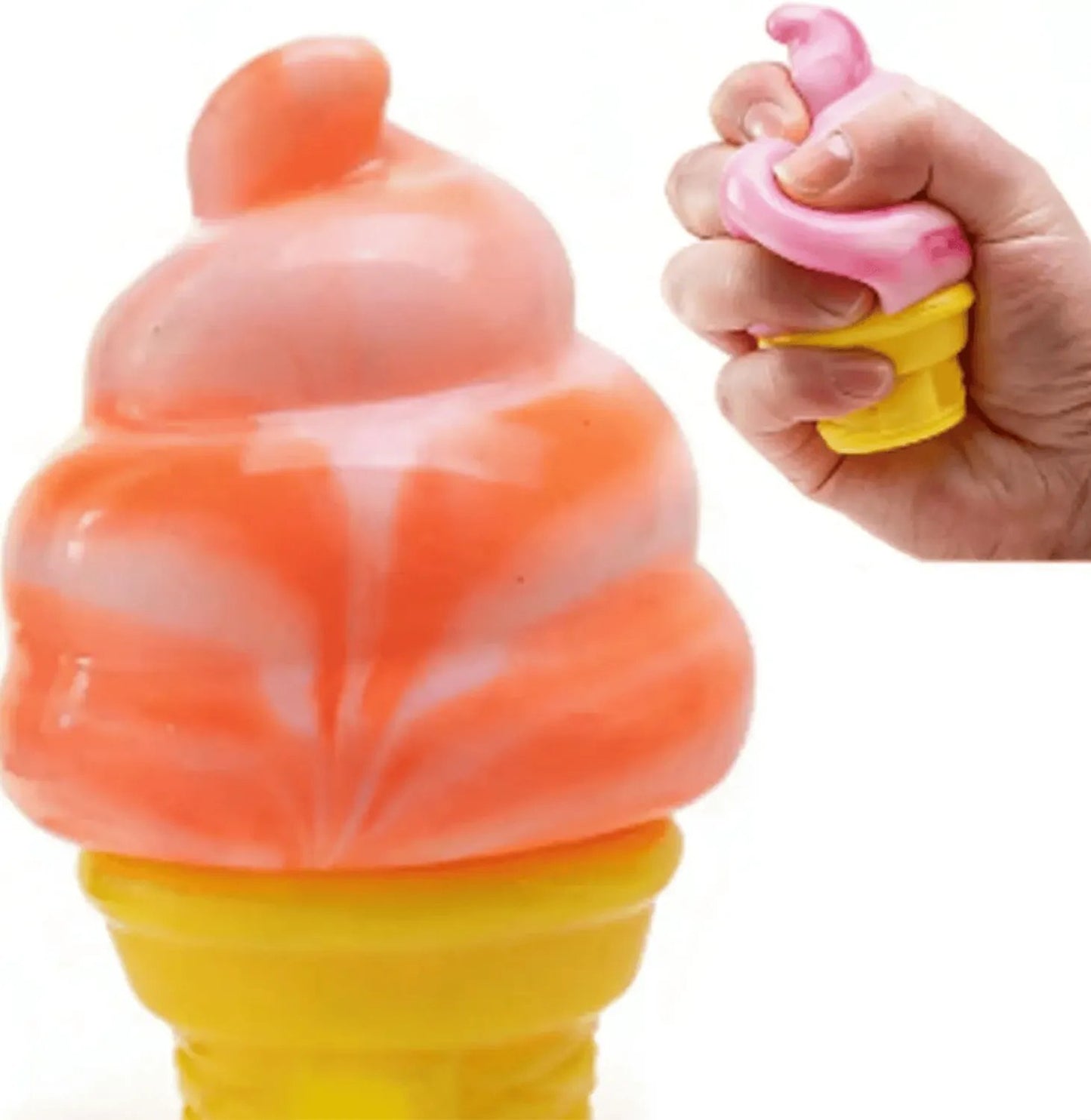 Ice Cream Squeeze Squishy, Ice Cream Squishy, Slow Rise Sensory Fidget Toy, Easter Basket Stuffers Party Favors🍦