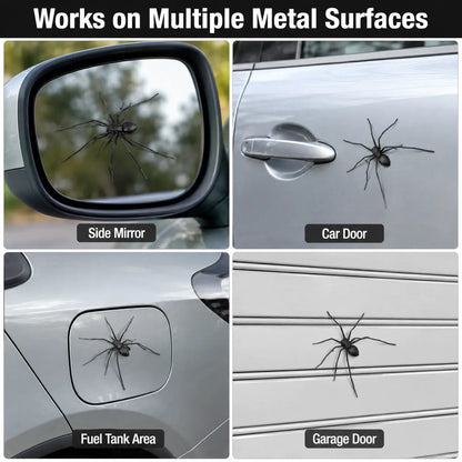 ✨5-Pack Funny Magnetic Spider Car Decor, Removable Magnet for Cars & Trucks ✅