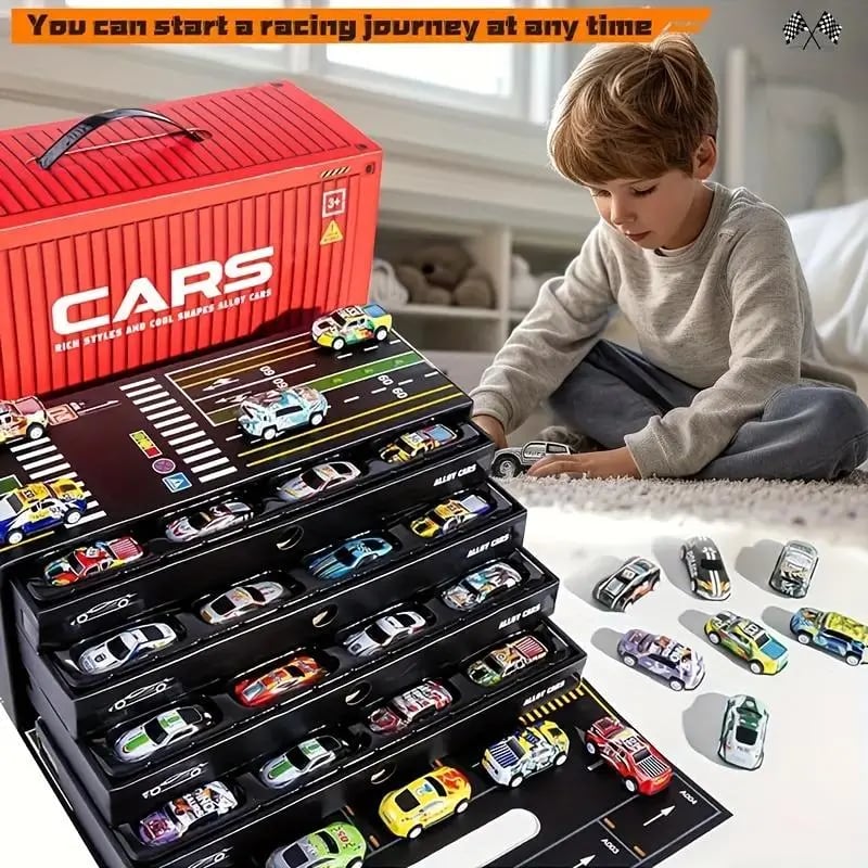 🔥Limited Time 50% Off✨48pcs Pull-Back Toy Cars Set