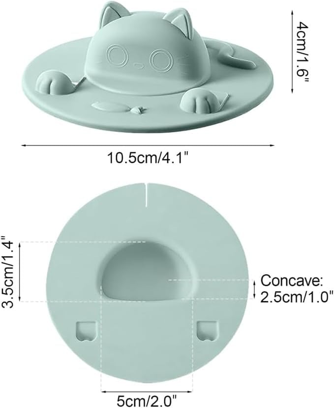 🎉🍵Universal Food-Grade Silicone Mug Lid (Cat Design)🐱