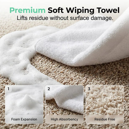 🔥BUY 1 GET A FREE🔥Waterless Carpet Foam Stain Remover with Towel