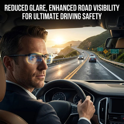 🚙🕶️Smart Vision Glasses – Anti-Glare UV Protection with Infrared Night Vision & Impact-Resistant Lenses